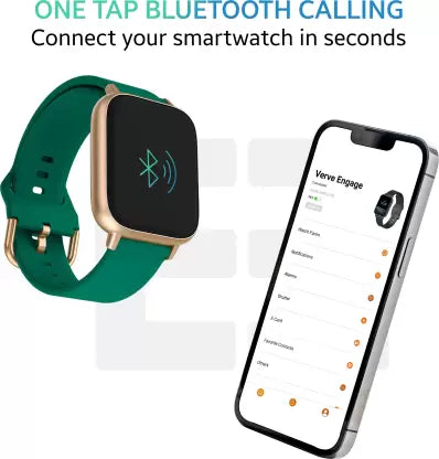 TAGG Verve Engage with Bluetooth Calling, Voice Assistant, and 1.69 inch HD Display Smartwatch (Teal Strap, 1.69) TAGG Verve Engage with Bluetooth Calling, Voice Assistant, and 1.69 inch HD Display Smartwatch (Teal Strap, 1.69)